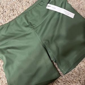 Green no slip I am becoming shorts.